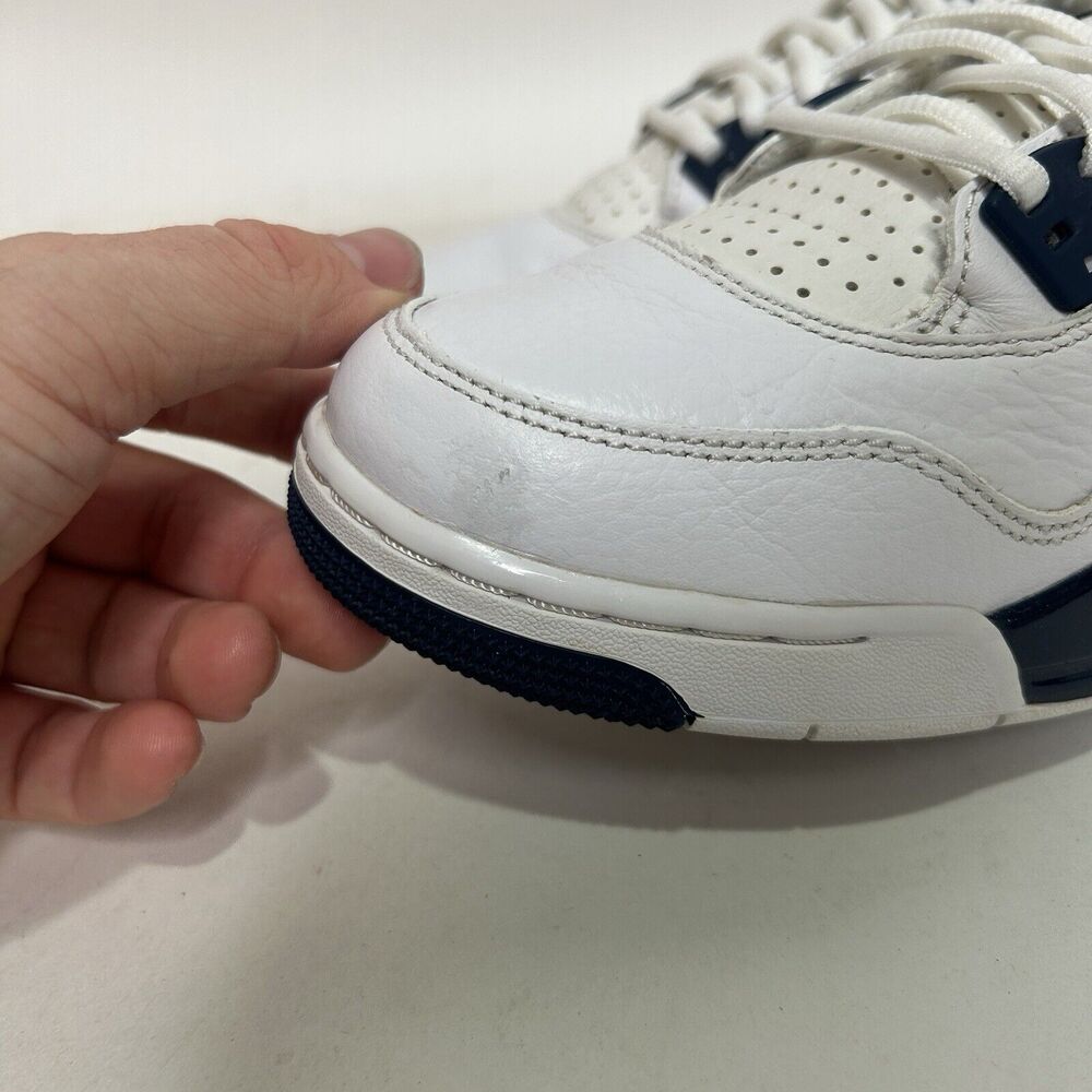 Nike Shoes Air Jordan 4 Retro BG “Columbia/Legend Blue” 2024 - Picture 8 of 9